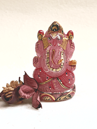 Rose Quartz Ganesha for Stability and Love - Bestowed with Lord Ganesha's energies and Rose Quartz attributes, the idols usher energies of love, compassion, peace, heals relationships. 