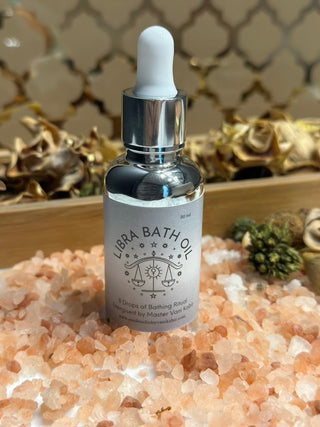 Libra Bath Oil is specially designed for new moon and full moon baths.  With spell worked and energized oils, this bath can help in deep release and active manifestation. 