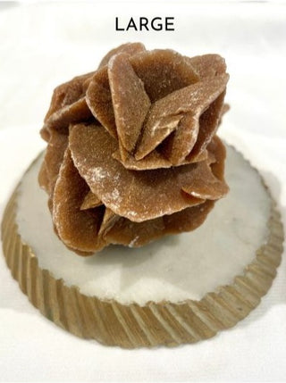 Desert Rose - A great stone to supplement meditation as it connects you to your higher self and empower you to communicate with your guardian angels