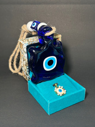 Anti Evil Eye Duo - Evil Eye Hanging for Health Protection & Protection from Evil Eye Pendant