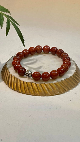 Grounding and Nurturing Red Jasper - Helps to remove negative energy, worry, emotional stress, anxiety and confusion