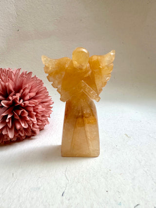 Worry Angel- Yellow Aventurine - It also is a powerful stone for cleansing our body of toxins as well as for treating skin conditions and allergy issues