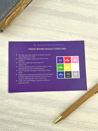 Vision Board Bagua Cards 2024