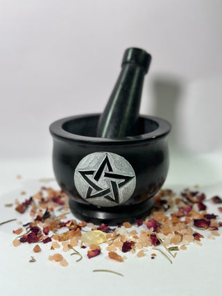 Soapstone Mortar With Pestle