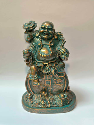 Wealth And New Opportunity - Laughing Buddha  This portrays the adorable Laughing Buddha symbolise attainment of Wealth and and New Opportunities. Keeping him in your home or workplace brings lots of auspicious, vibrant, happy and joyful energy into your space.
